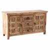 Aravali Mango Wood 3 Drawer 2 Door Sideboard-ara-204 - Packmans Furniture