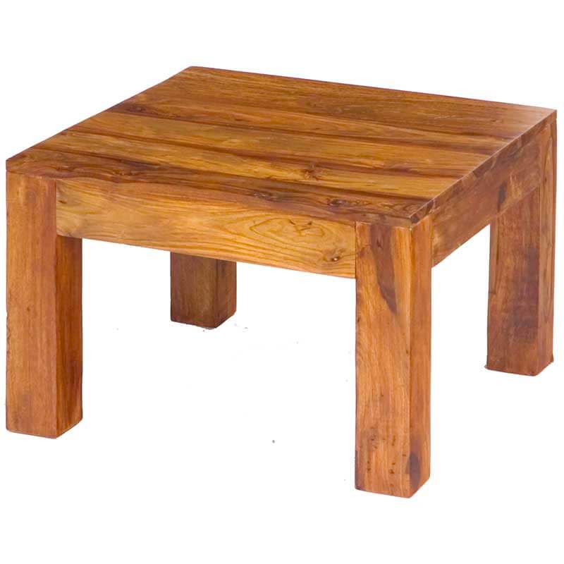 Cuba Sheesham Wood Coffee Table 60X60Cm-C6060 - Packmans Furniture