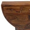 Sa930Ny-Cube Jaipur 6 Drawer Half Round Bowl Solid Sheesham Wood - Packmans Furniture