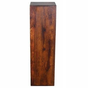 Cuba Sheesham Wood Lamp Table 25x25x85cm-gan-414 - Packmans Furniture
