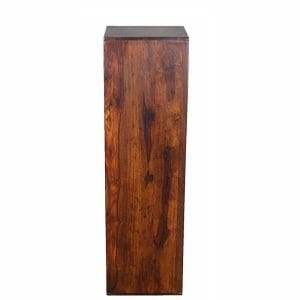 Cuba Sheesham Wood Lamp Table 20x20x75cm-gan-413 - Packmans Furniture