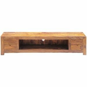 Cuba Sheesham Wood Large Plasma Tv Unit 200cm-maj-200 - Packmans Furniture