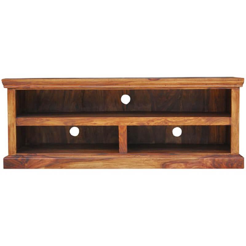 Cuba Sheesham Wood Plasma Tv Unit 120Cm-Iv01 - Packmans Furniture