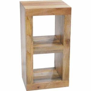 Dakota Light Mango 2 Hole Lamp Table Display Unit-dc2hl - Packmans Furniture