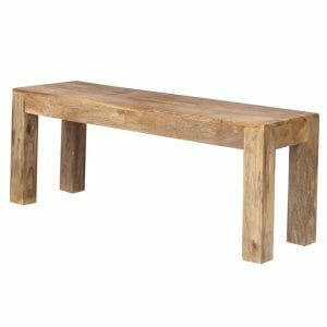 Dakota Small Light Mango Bench 118cm-dbs-l - Packmans Furniture