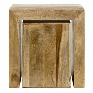 Dcnt-l-light Dakota Cube Nest Of Tables Mango Wood - Packmans Furniture