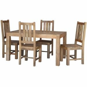 Dakota Light Mango Dining Table 145cm-dsdt-al - Packmans Furniture