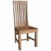 Gen-011-al-x2-light Dakota Geneva High Back Seat Chair X2 Solid Mango Wood - Packmans Furniture