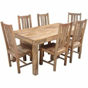 Dakota Large Light Mango Dining Table 175cm-dldt-a-l - Packmans Furniture