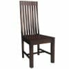 Dakota High Back Mango Wood Dining Chair - Solid Mango Wood-Gen-011A-X2 - Packmans Furniture