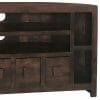 Dakota Mango Wood Corner Tv Unit 104Cm