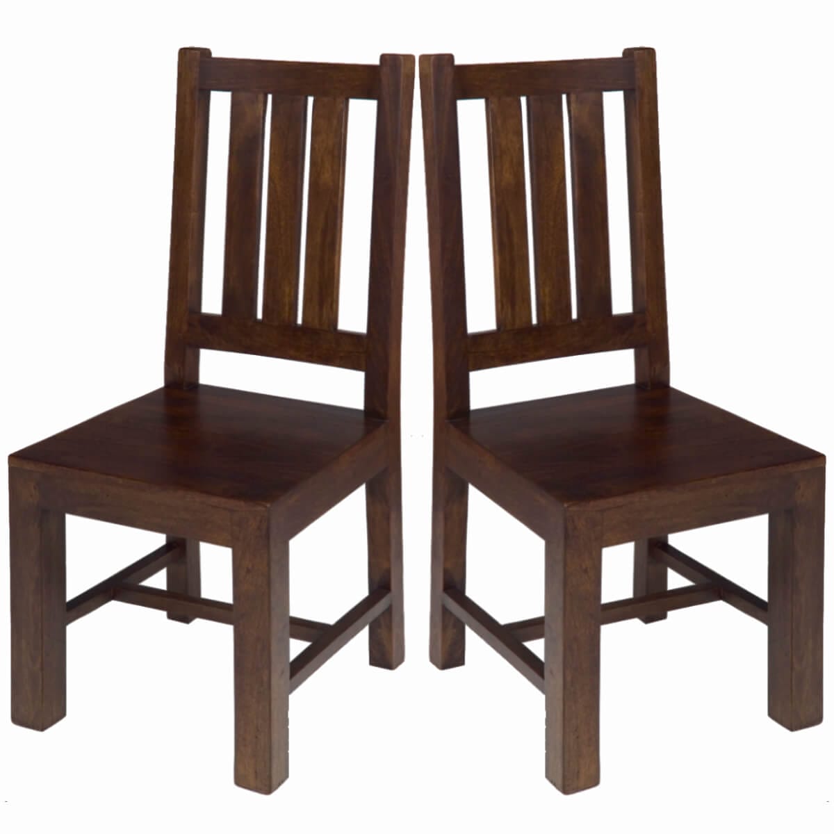 Dakota Mango Wood Dining Chairs 47X45X107Cm -Dch- Packmans Furniture