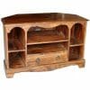 Ganga Sheesham Thakat Corner Tv Unit 94cm-gae4680 - Packmans Furniture