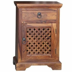 Ganga Sheesham Lattice Bedside Right Side 31x45x65cm Lbs-r.jpg