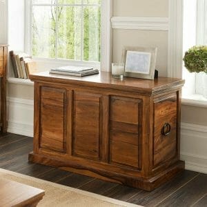 Ganga Sheesham Thakat Box Trunk Chest 50x90x60cm