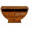 Ganga Sheesham Wood Half Bowl Tv Unit 120Cm-Sa5233-Packmans Furniture