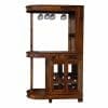 Ganga Sheesham Wood Large Bar Cabinet 60X110X190Cm - Packman'S Furniture