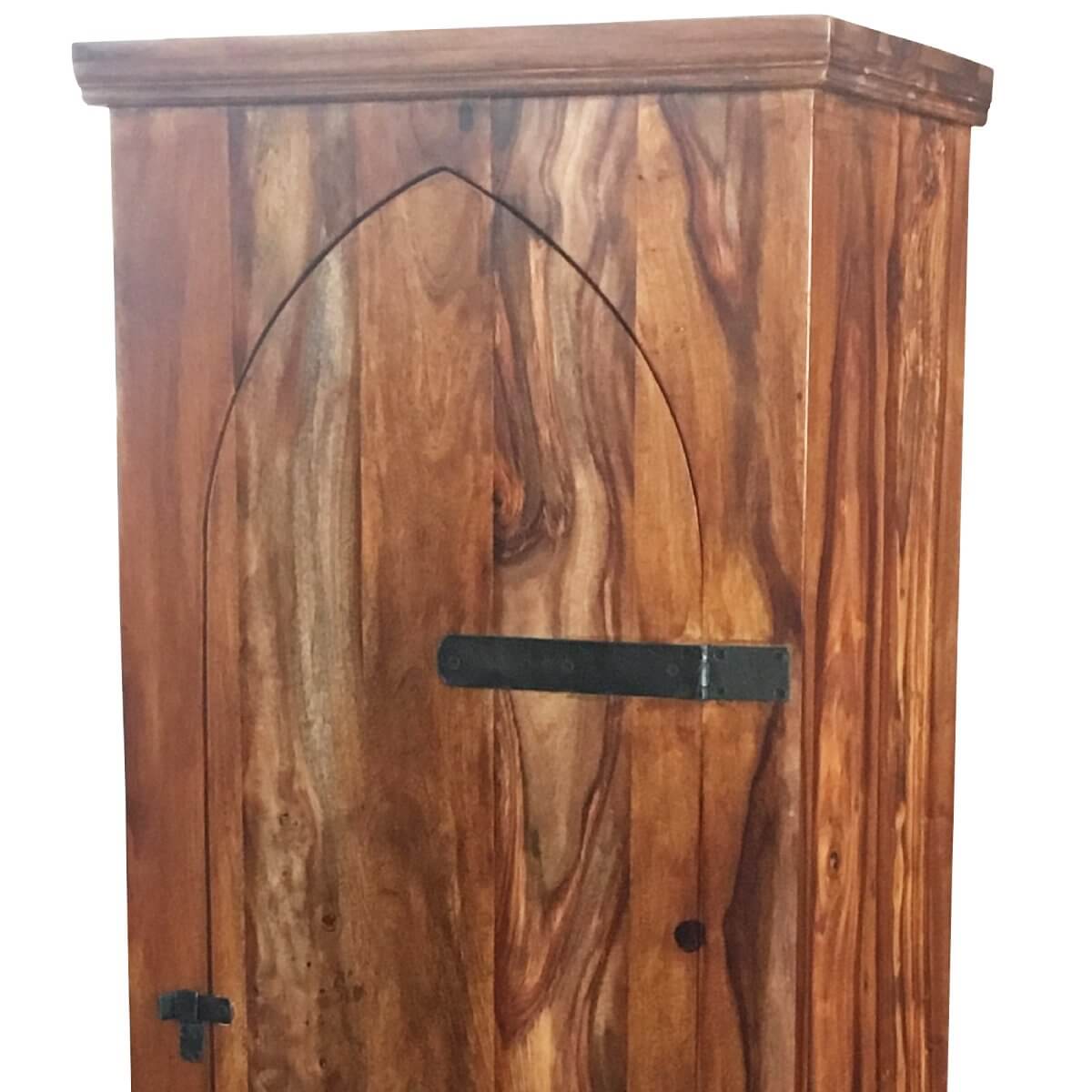 Ganga Sheesham Wood Narrow Tall Cabinet Jfl-123