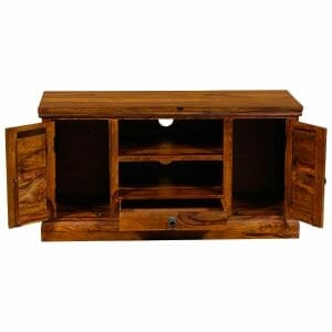 Ganga Sheesham Wood Plasma Tv Unit 115cm Jfl-119-1