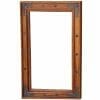 Ganga Sheesham Wood Small Mirror 60X90Cm-1645
