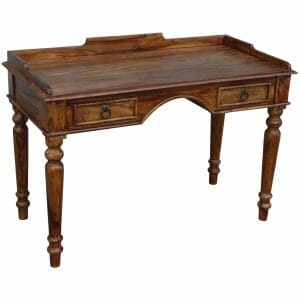 Ganga Sheesham Wood Writing Desk 60x120x76cm-acd - Packmans Furniture