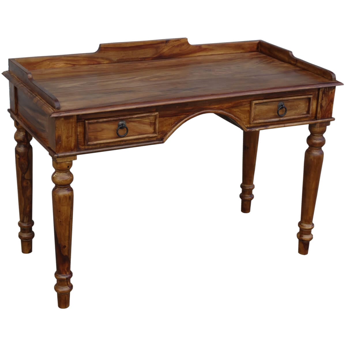 Ganga Sheesham Wood Writing Desk 60X120X76Cm-Acd - Packmans Furniture