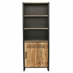 Indus Mango Wood Bookcase 35x73x190cm - Packman's Furniture