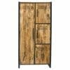 Indus Mango Wood Double Locker Cabinet 35x90x180cm - Packman's Furniture