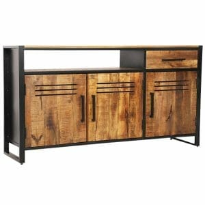 Indus Mango Wood Large Sideboard 160cm Wide - Packman's Furniture