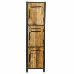 Indus Mango Wood Single Locker Cabinet 48x48x180cm - Packman's Furniture