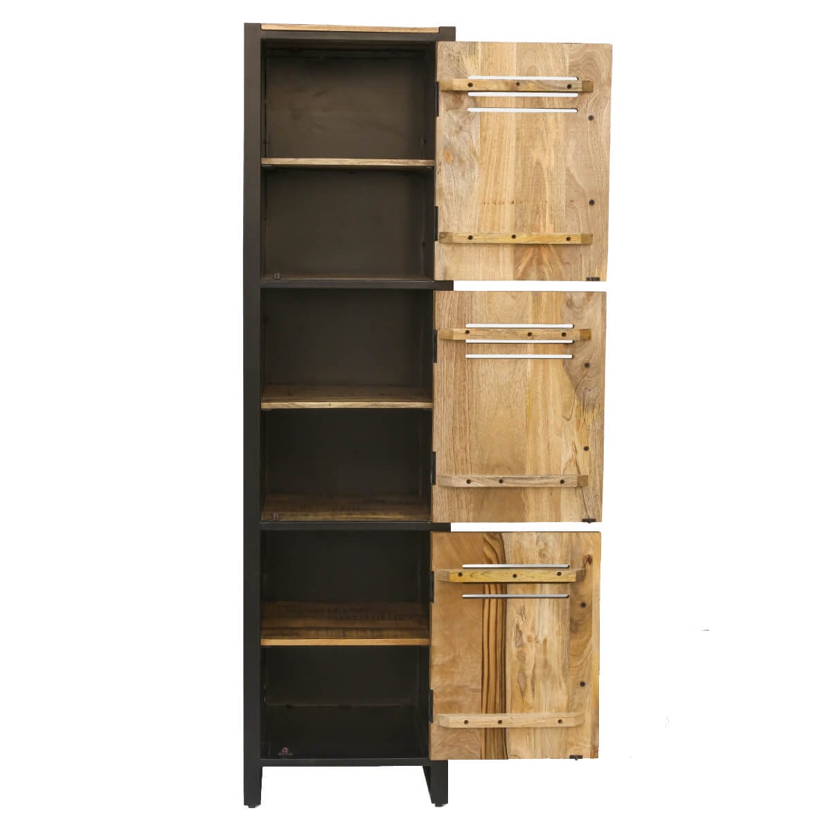 Indus Mango Wood Single Locker Cabinet 48X48X180Cm - Image 2