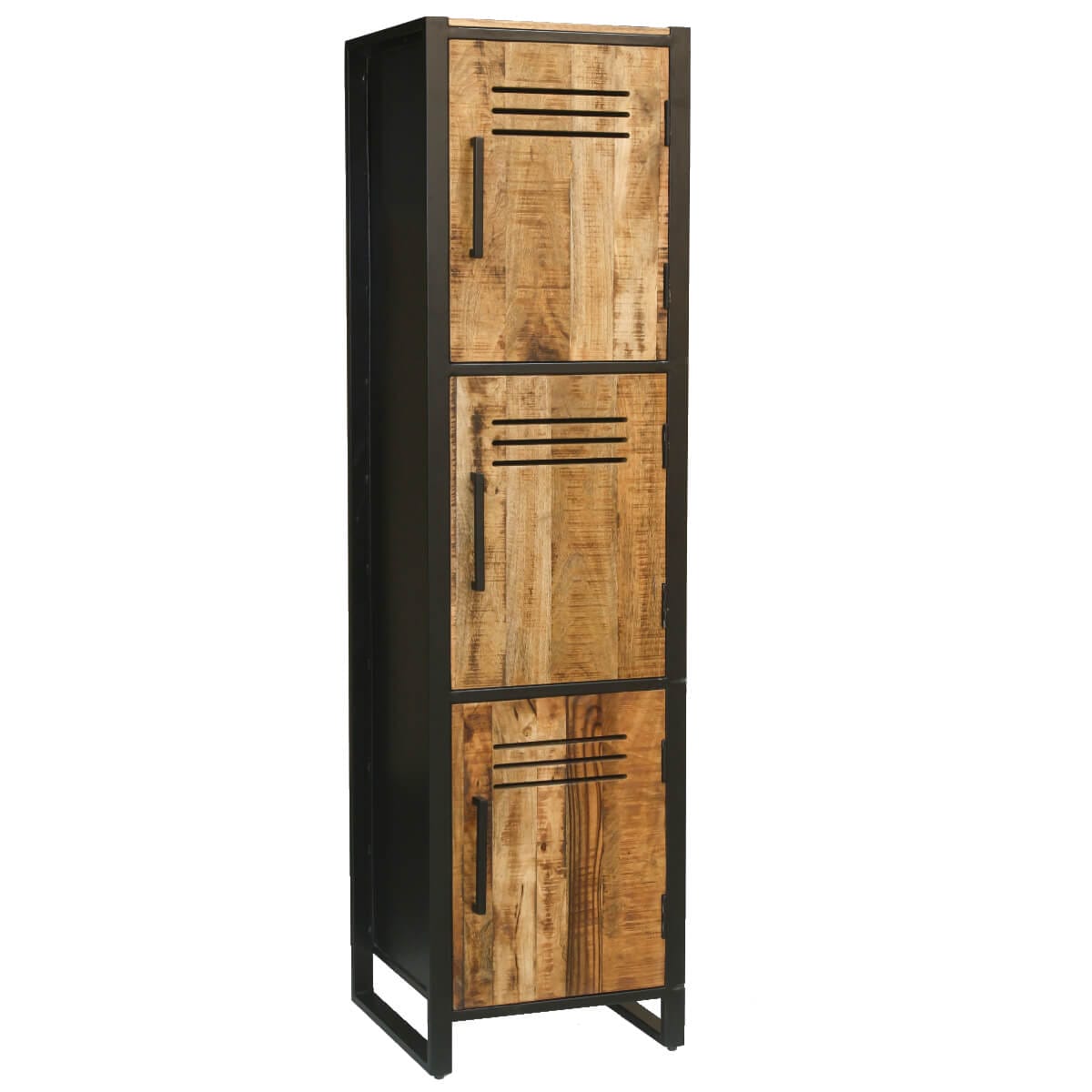 Indus Mango Wood Single Locker Cabinet 48X48X180Cm - Image 4