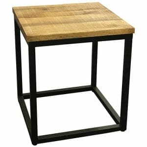 Tempest Industrial Mango Side Table 45x45cm