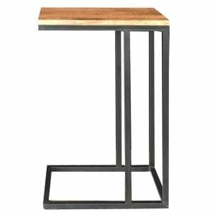 Tempest Industrial Mango Wood Side Table 25x40x60cm-ind-705 - Packmans Furniture