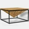Tempest Industrial Mango Wood Diamond Coffee Table 80X80Cm