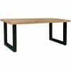 Metro Industrial Large Dining Table 90X160Cm - Packman'S Furniture