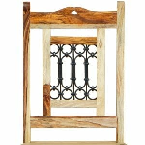 Jali Light Dining Chair Detail Ironwork