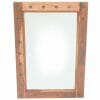 Jali Light Sheesham Wall Mirror 76x107cm - Packman's Furniture