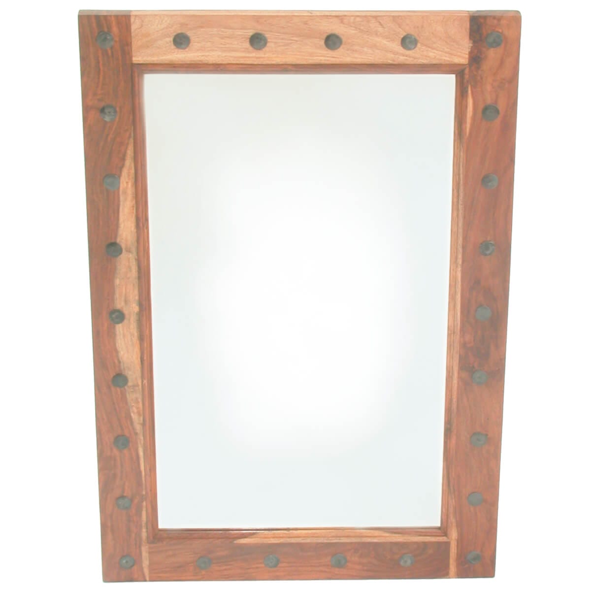 Jali Light Sheesham Wall Mirror 76X107Cm - Packman'S Furniture