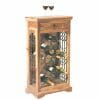 Jali Light Sheesham Wine Rack - Packman's Furniture