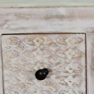 Man-908-mandakini 2 Drawer Plasma Tv Unit Mango Wood - Packmans Furniture