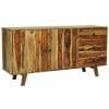 Oaker Retro Sheesham Wood Sideboard 135cm-sa-8152 - Packmans Furniture
