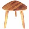 Oaker Retro Small Triangular Sheesham Side Table 46x46cm-sa-8131 - Packmans Furniture