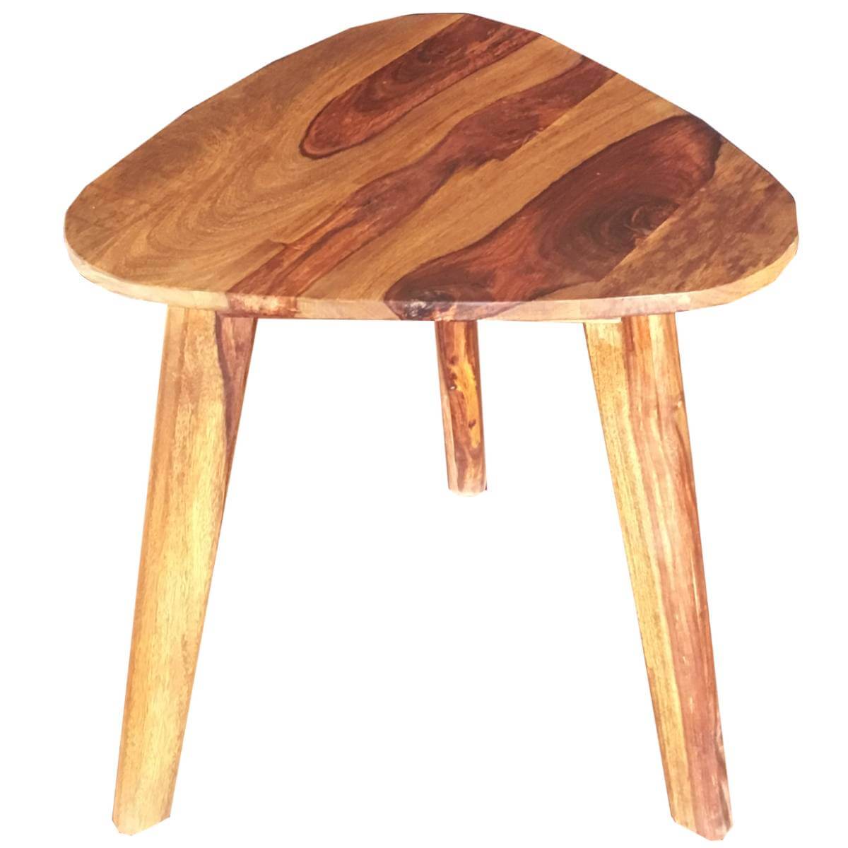 Oaker Retro Small Triangular Sheesham Side Table 46X46Cm-Sa-8131 - Packmans Furniture
