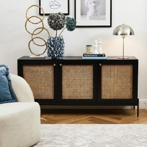 Rahten Dark Mango Large 3 Door Sideboard 160cm
