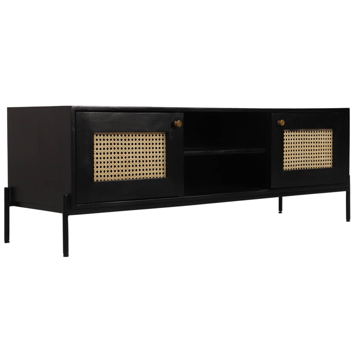 Rahten Dark Mango Wood Tv Unit 145Cm - Image 5