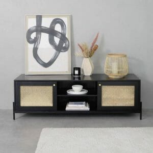 Rahten Dark Mango Wood Tv Unit 145cm