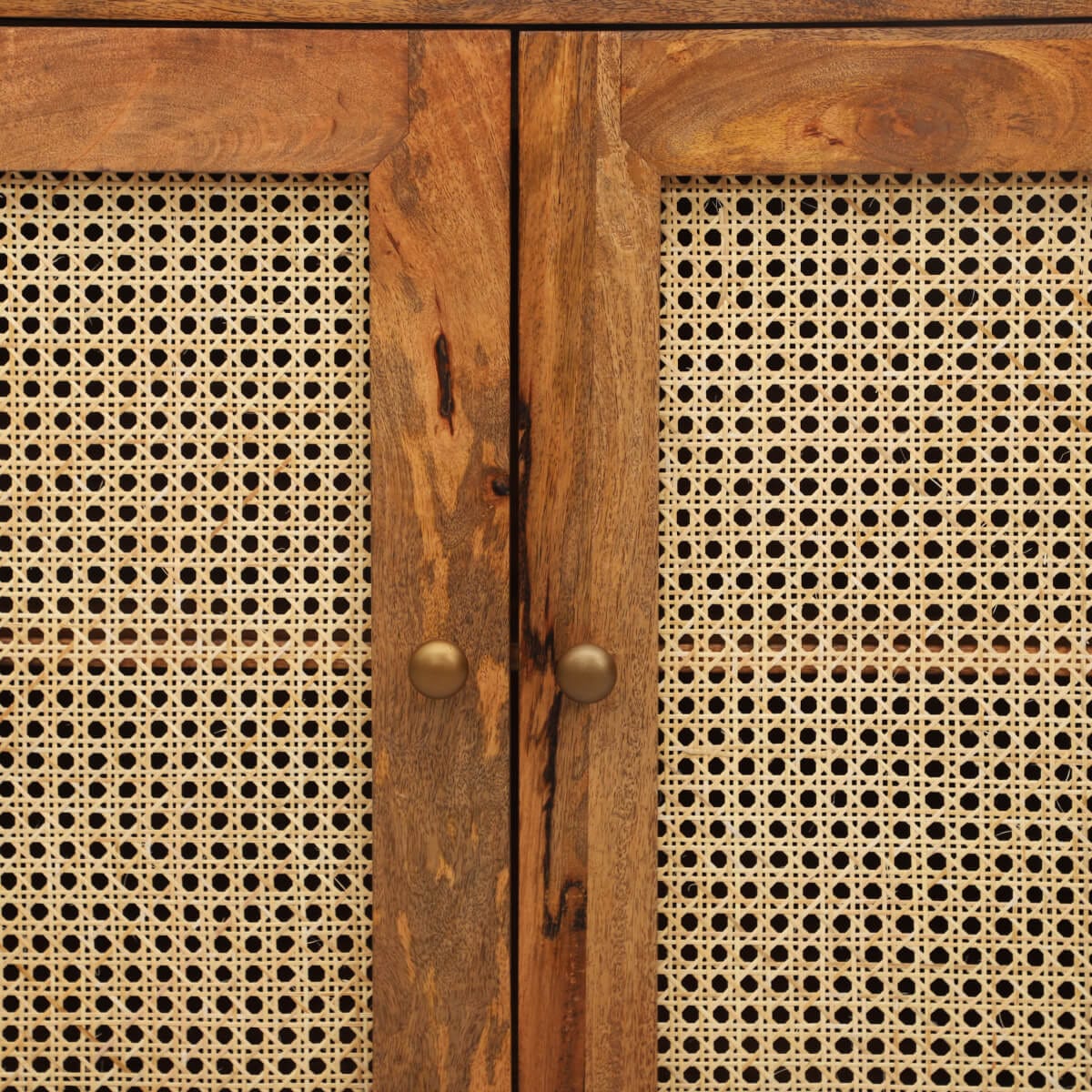 Rahten Mango Wood 2 Door Small Sideboard 90Cm - Image 4