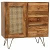 Rahten Mango Wood Small 3 Drawer Sideboard