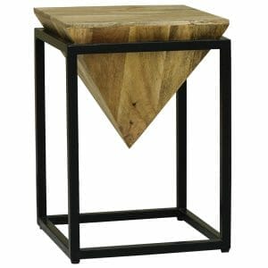 Ravit Industrial Mango Small Diamond Lamp Table 35x35x49cm